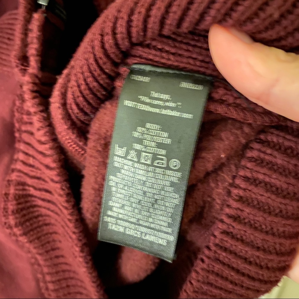 Ted Baker Red Sweater Button Zip Jacket - image 5